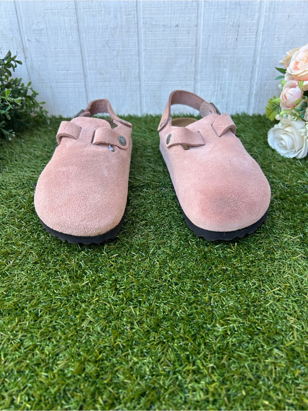 Birkenstock
Tokio Suede Leather size 38 US 7-7.5 like new
$165 Color: Pink Clay - Picture 14 of 16